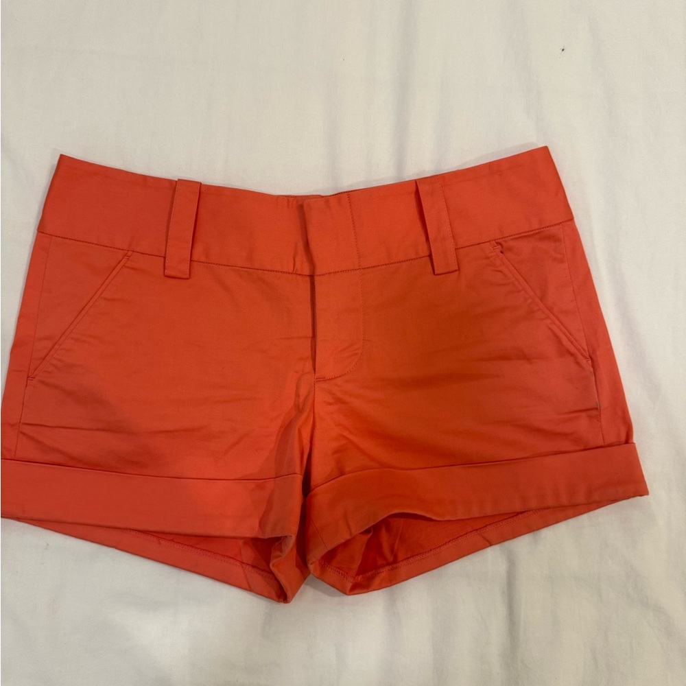 Alice + Olivia High Waist Coral Shorts
